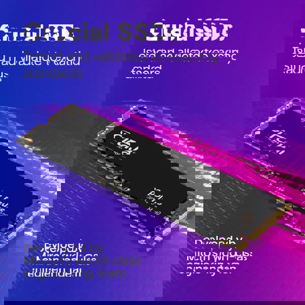 SSD CRUCIAL P3 PPLUS 500GB NVME